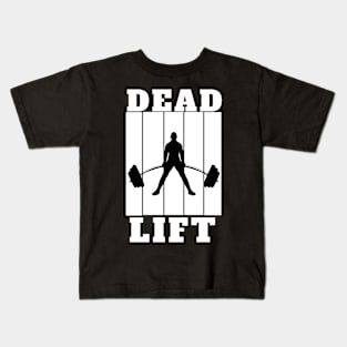 Heavy Sumo Deadlift With A Bending Barbell Kids T-Shirt